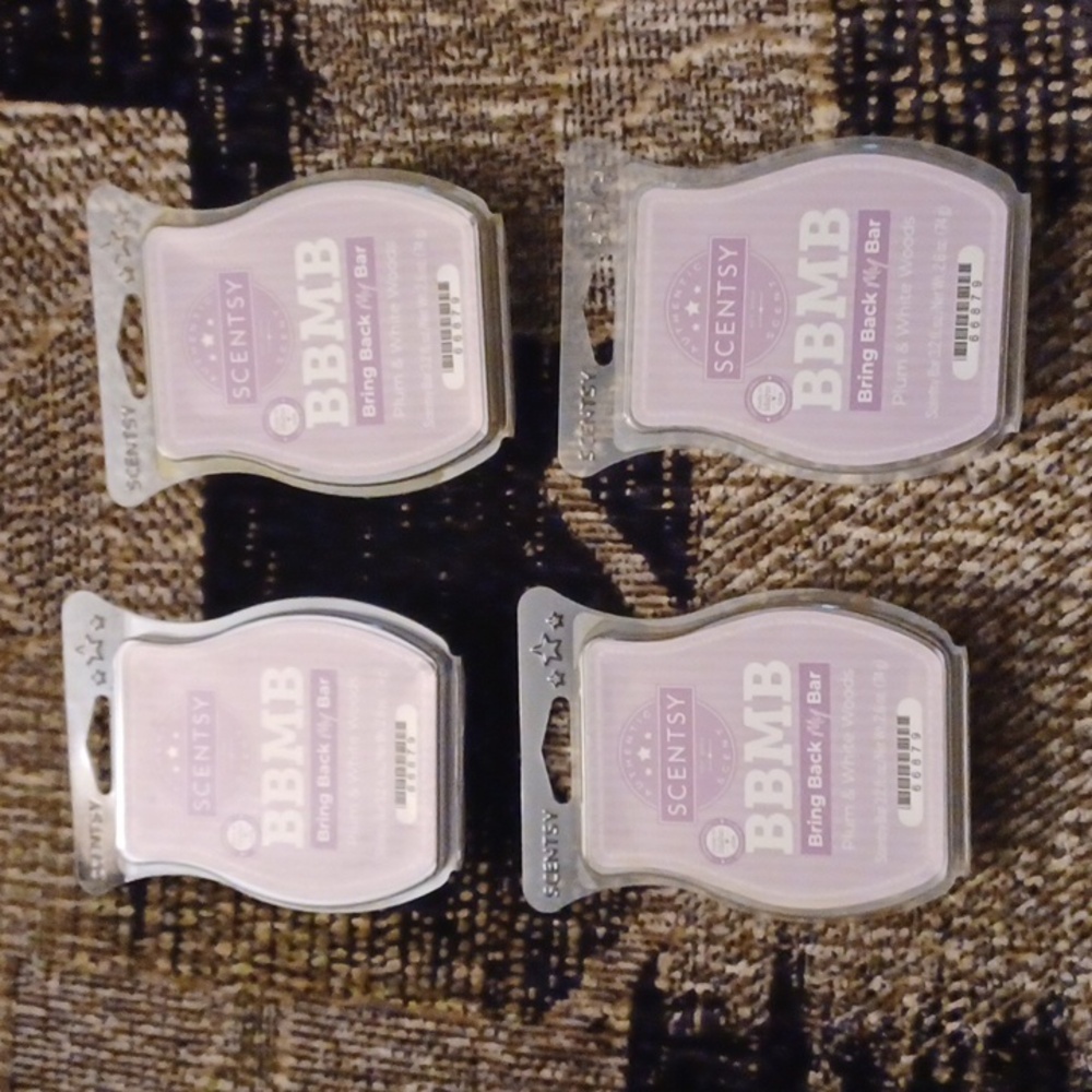 4/$80 New Scentsy "BBMB Wax Collection" Scented Wax Bars - Set Of 4 Bars